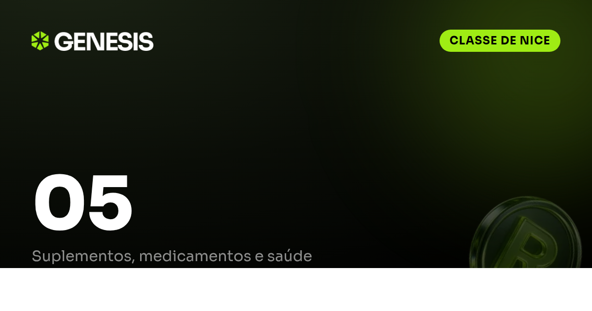 Classe 5 do INPI: Suplementos, medicamentos e saúde