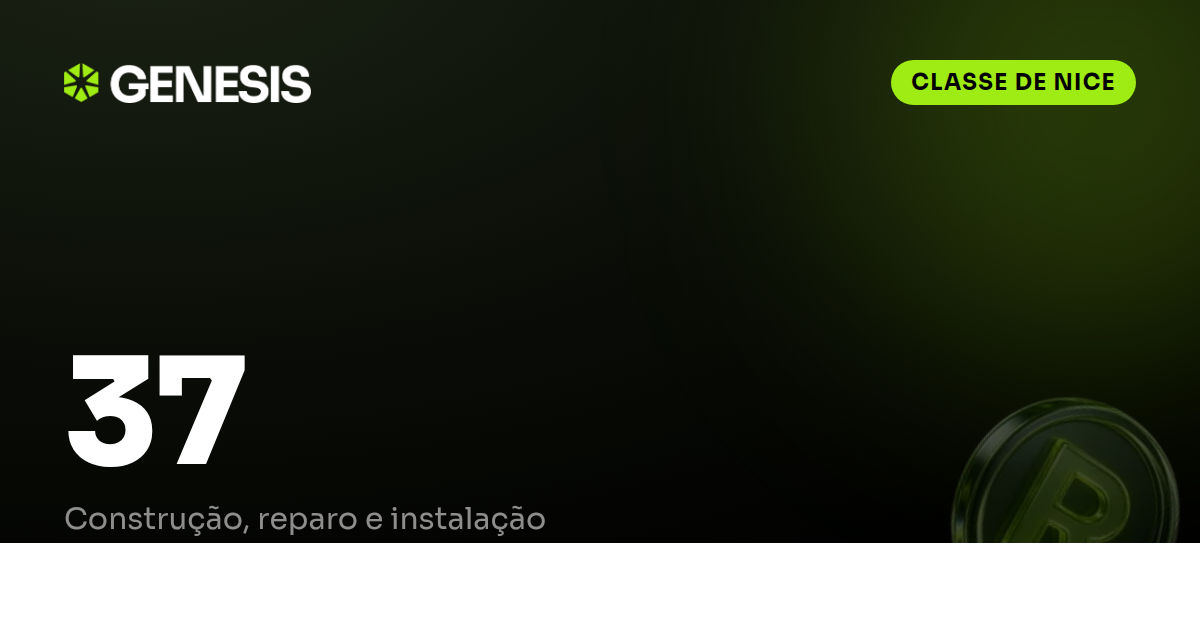 Classe 37 do INPI: Construção, reparo e instalação